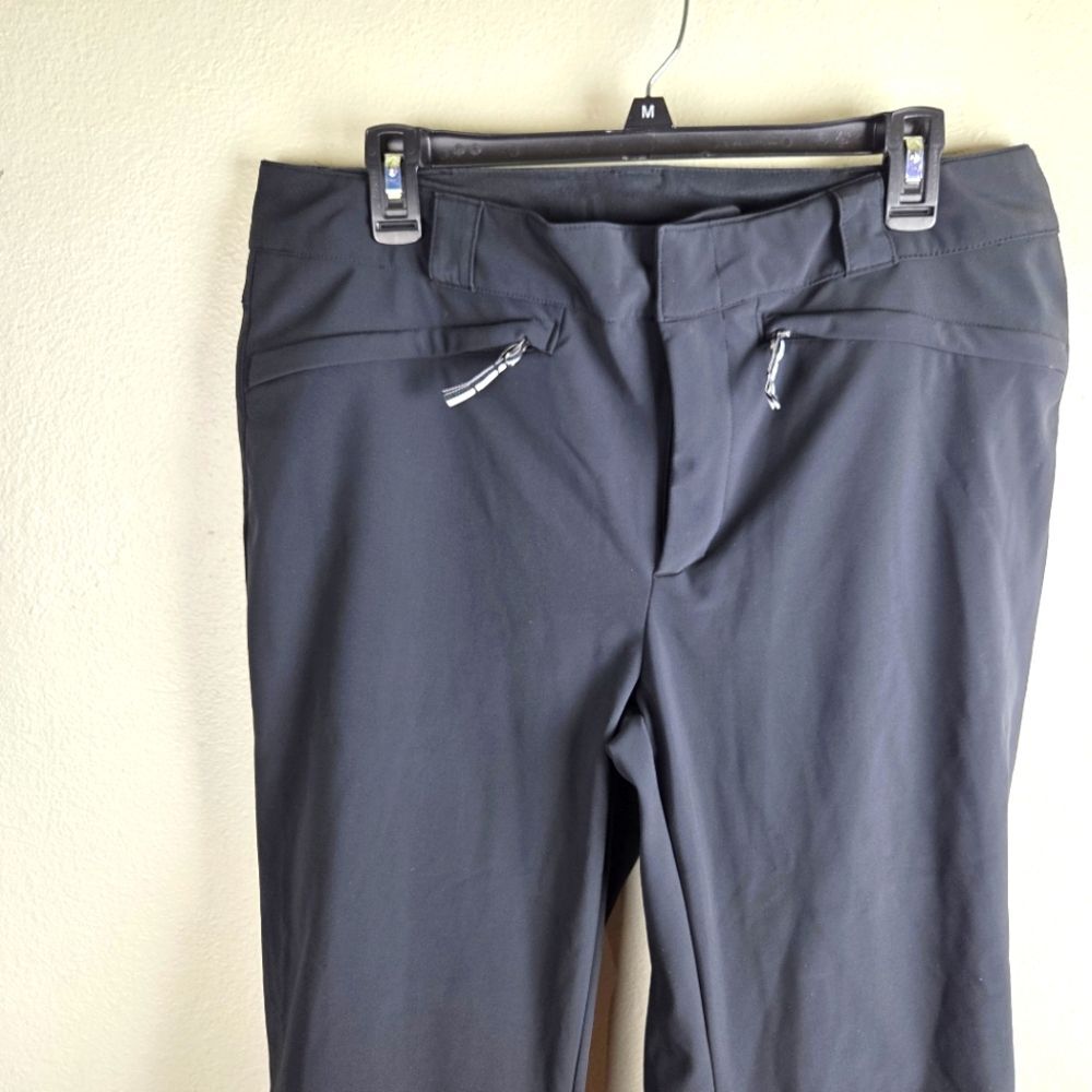 Women's Sypder Soft Shell Winter Snow Ski Black Pants Size 14 - Picture 8 of 14